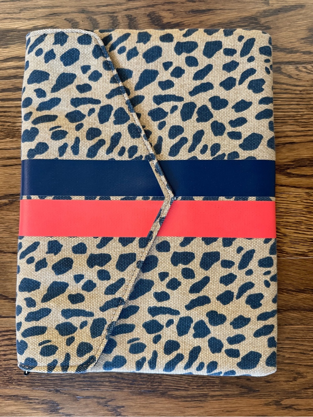 Stella & Dot Bellamy- Navy and Coral Accent